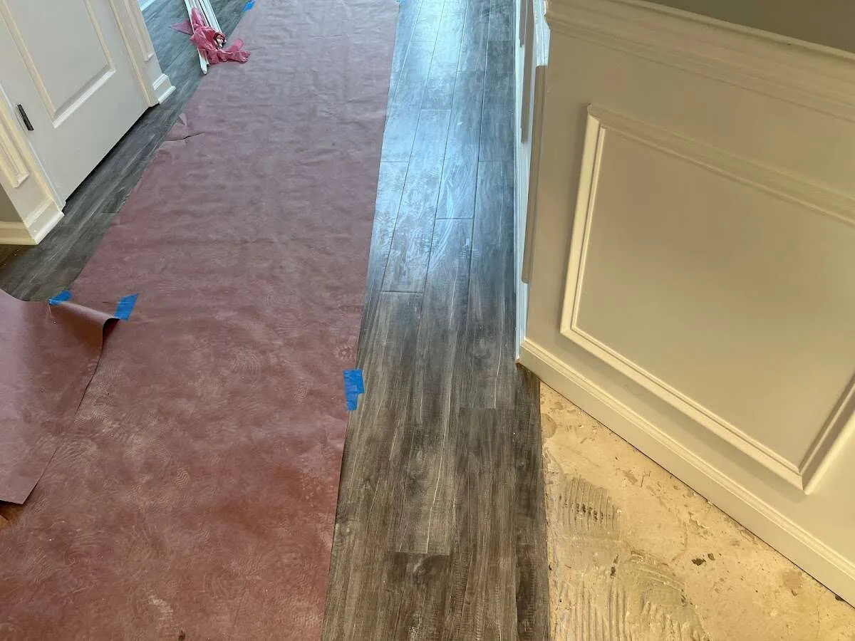 Completed marble shower restoration in Greer